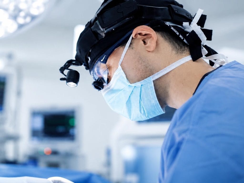 Dr. Shokrian performing penile asymmetry correction surgery at Penile Enhancement Center of New York