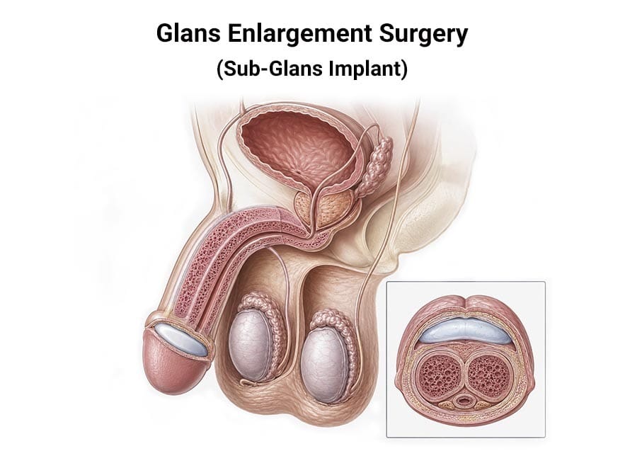 Surgical Glans Augmentation Sub Glans Implant NYC