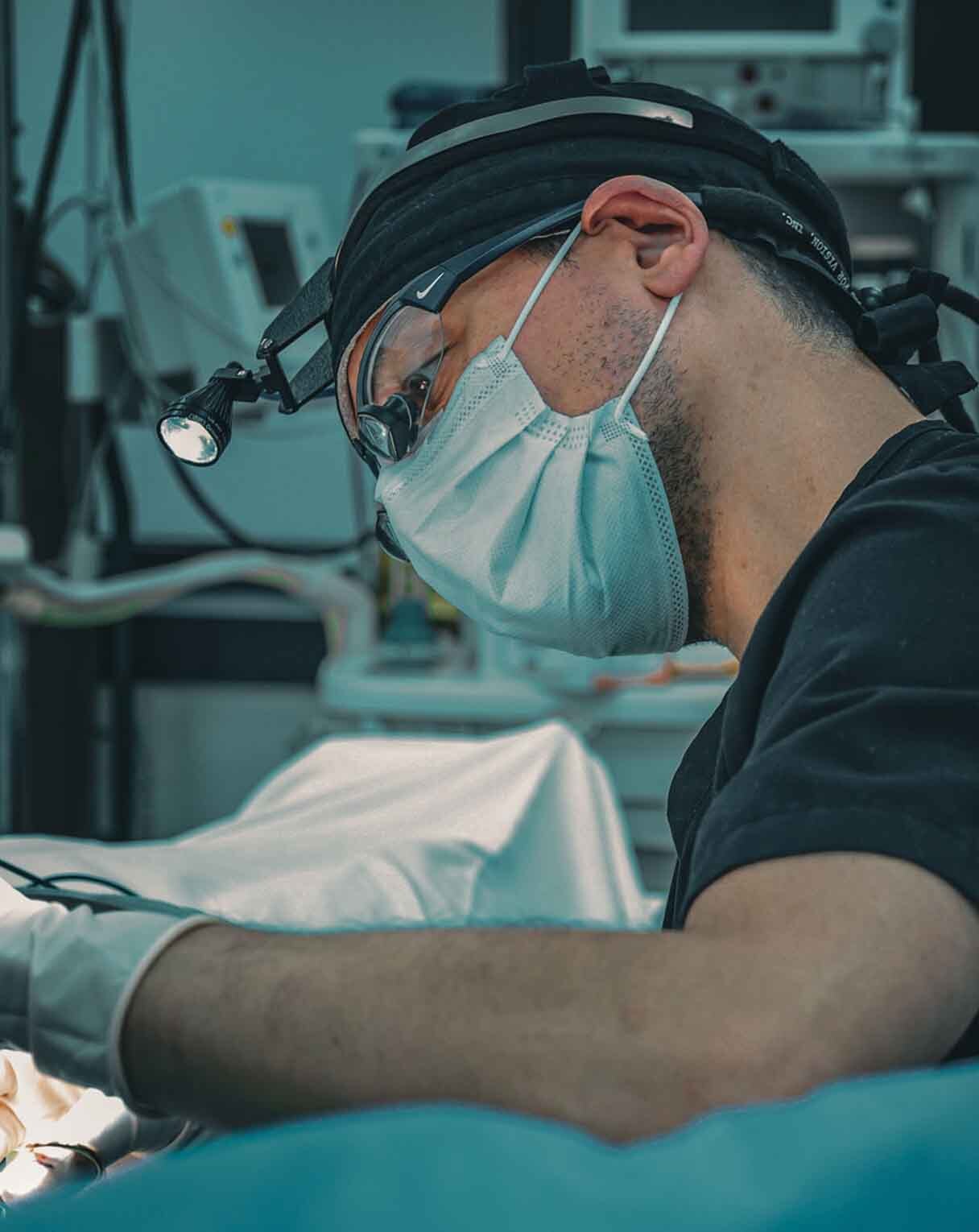 Dr. David Shokrian performing a penile enhancement procedure in a New York medical setting