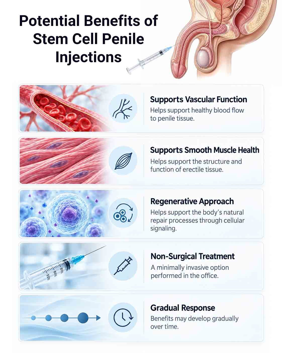 Potential benefits of stem cell penile injections for regenerative sexual performance